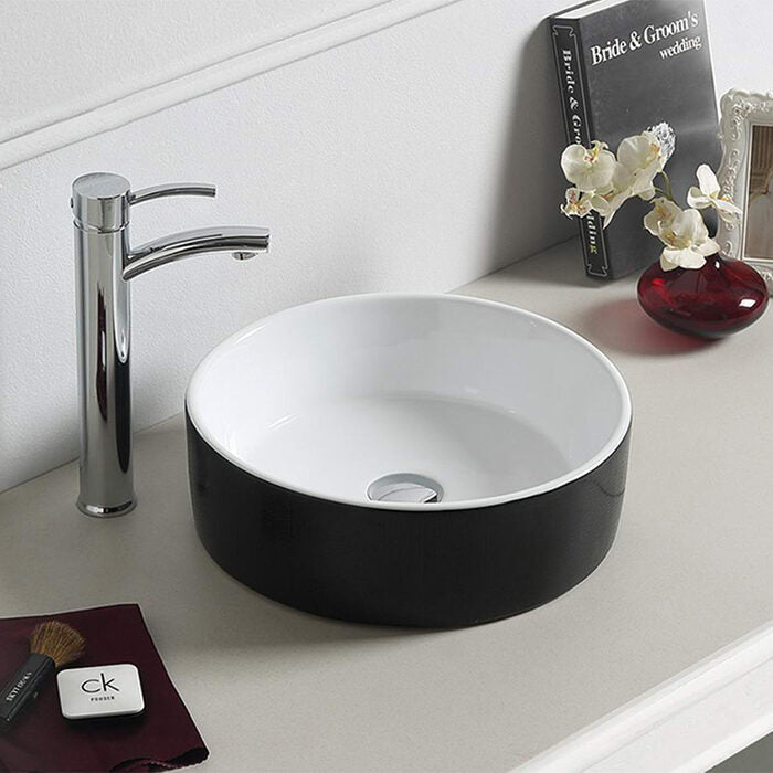 Basin Flavio CT Circlet Black Matt