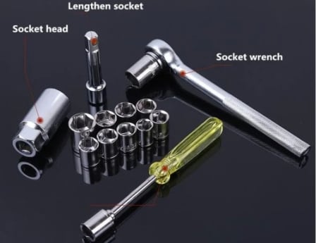 40 Piece Combination Socket Wrench Set