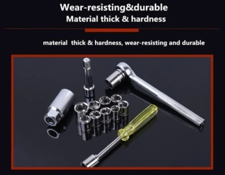 40 Piece Combination Socket Wrench Set