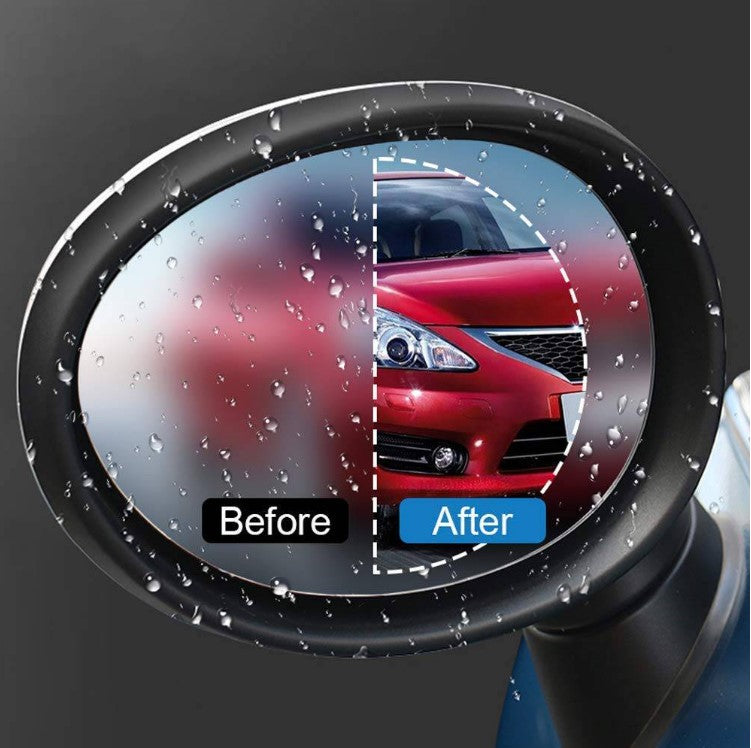 Anti Fog Car Rear-view Mirror-2 pcs - White