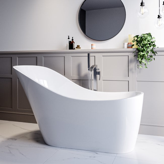 Victoria & Albert Amalfi AML-N-SW Freestanding Bath 1700mm x 700mm
