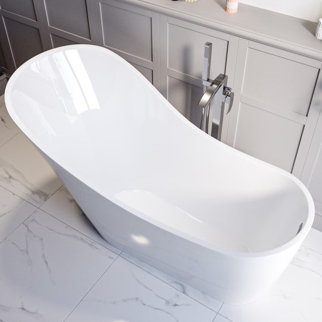 Victoria & Albert Amalfi AML-N-SW Freestanding Bath 1700mm x 700mm