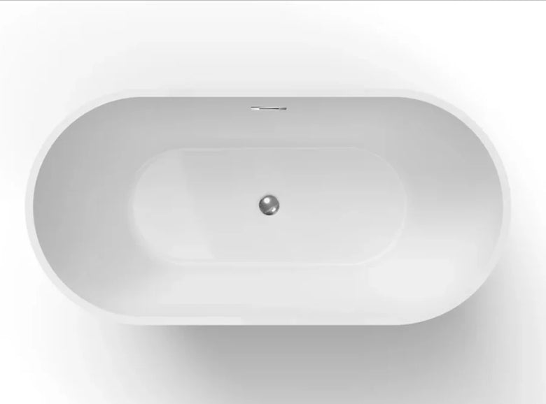 EOS 1600 White Freestanding Bath - 1600mm x 700mm