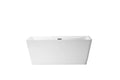 Vanity Art  Acrylic Freestanding Soaking Bathtub 1700mm x 700mm