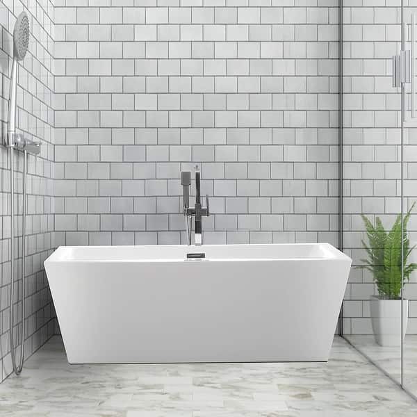 Vanity Art  Acrylic Freestanding Soaking Bathtub 1700mm x 700mm