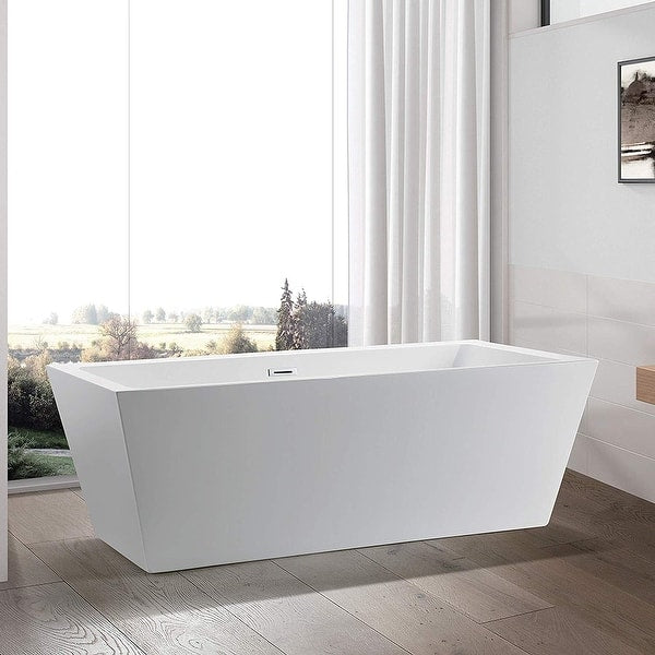 Vanity Art  Acrylic Freestanding Soaking Bathtub 1700mm x 700mm