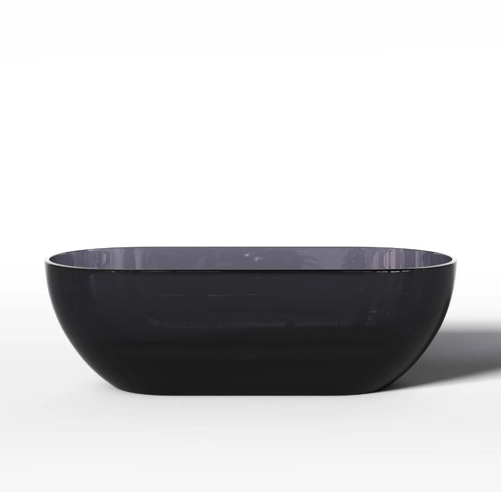 Transparent Solid Surface Freestanding Bath Tub 1700mm x 800mm -