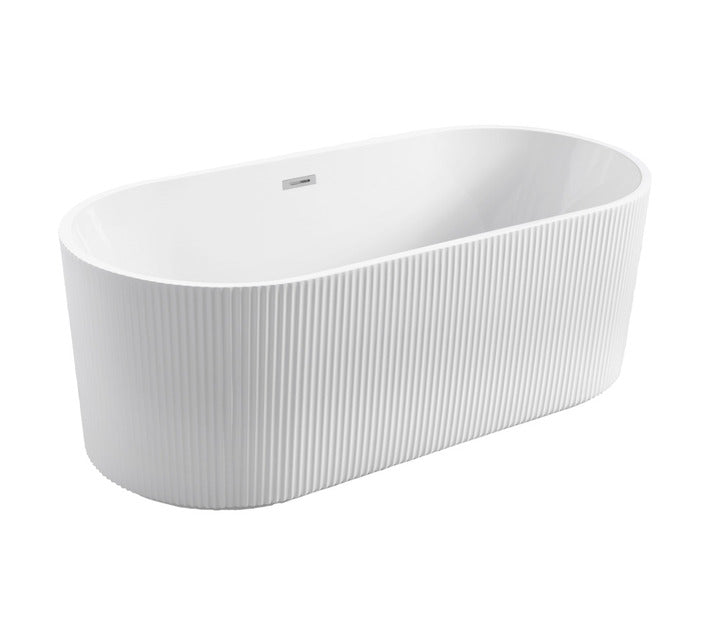 Lusso Lilly Stone Resin Freestanding Bath Luxury Oval Designer Bathtub 1700mm x 700mm