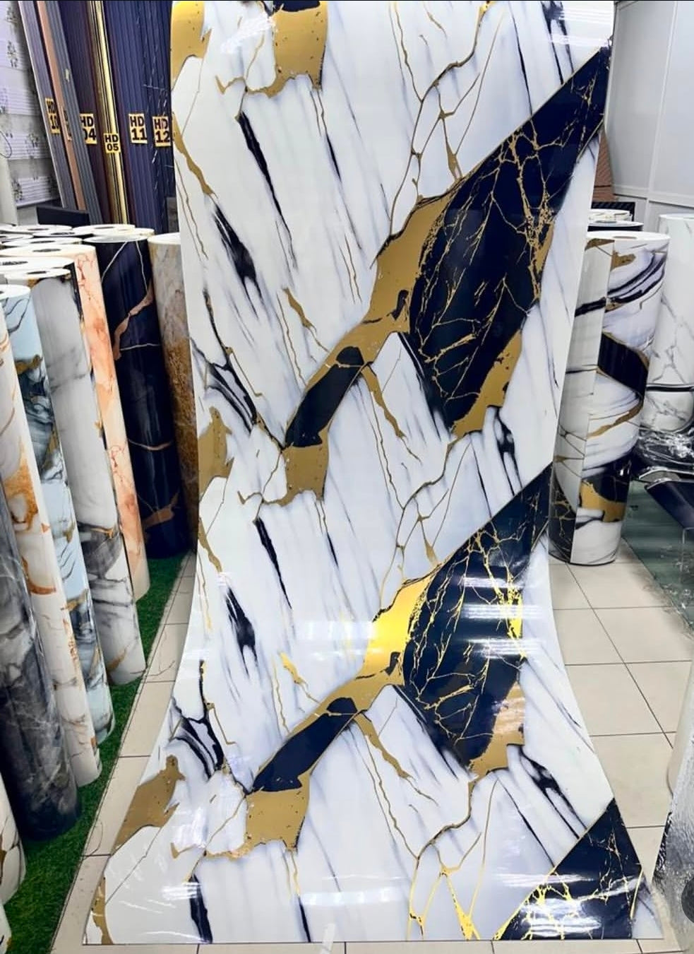 Marble Wallsticker Peel n Stick 2800mm x 1200mm